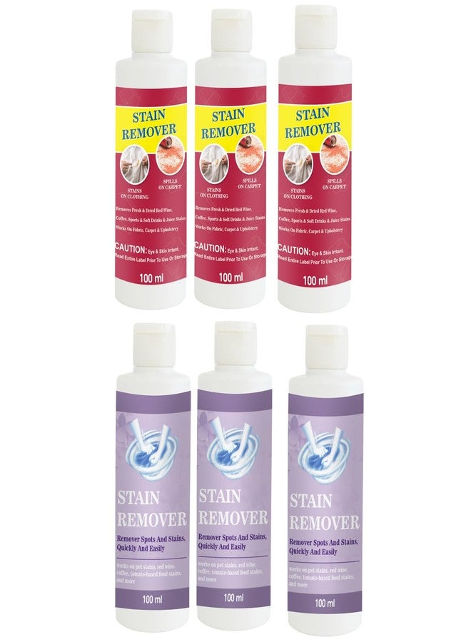 مجموعة مزيل البقع من توفوس: أحمر (عبوة من 3)، بنفسجي (عبوة من 2)، ومزيل بقع بنفسجي | محلول تنظيف متعدد الأسطح للملابس والأقمشة والمفروشات (100 غرام لكل عبوة) - Image 1